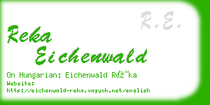 reka eichenwald business card